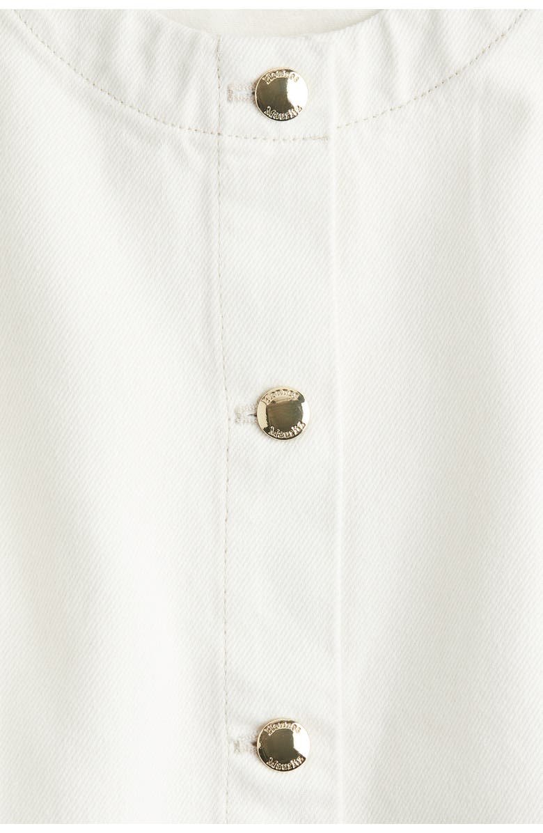 H&M Denim Waistcoat, Alternate, color, White