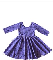 WORTHY THREADS Printed Twirly Dress