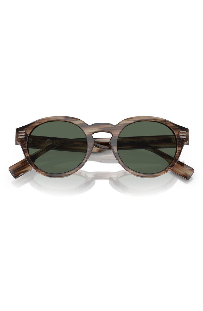 Burberry 50mm Phantos Sunglasses, Alternate, color, Green