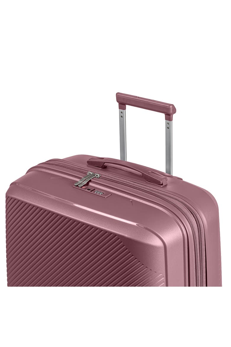 Aura 3-Piece Hardside Luggage Set, Alternate, color, BURGUNDY