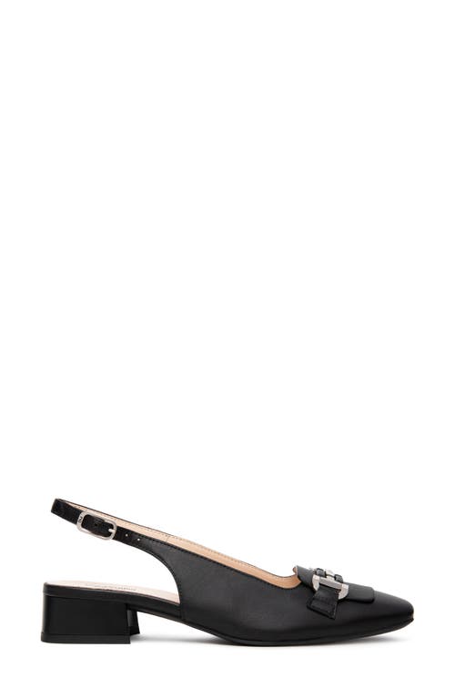 Nerogiardini Slingback Bit Loafer Pump In Black