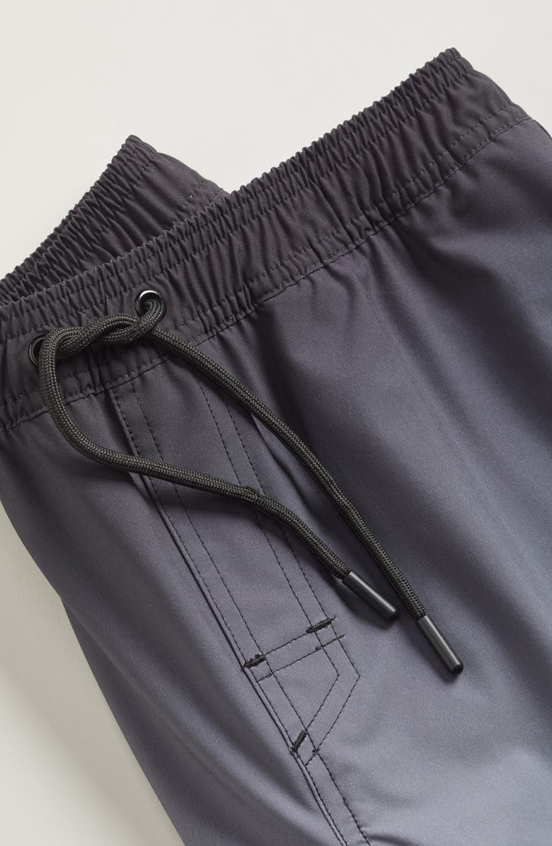 Nordstrom Kids' Volley Swim Trunks, Alternate, color, Grey Charcoal Ombre