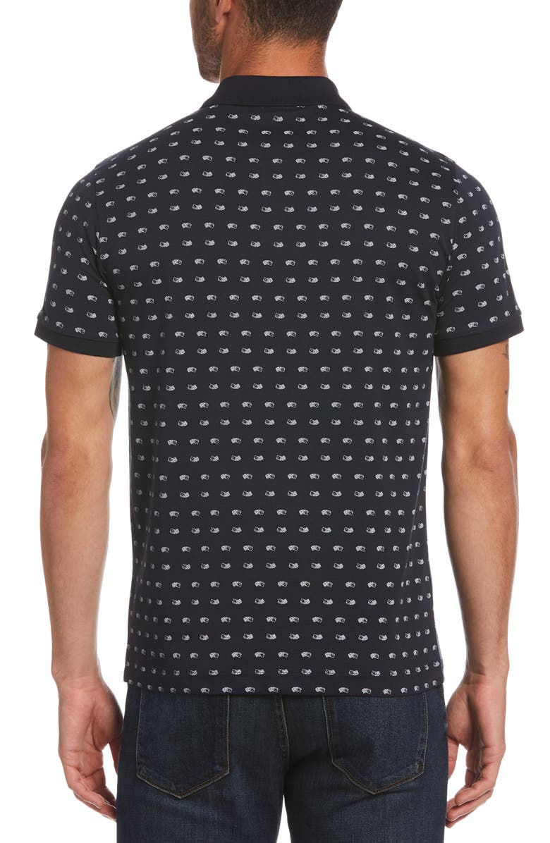 Original Penguin Dice Print Cotton POlo, Alternate, color,
