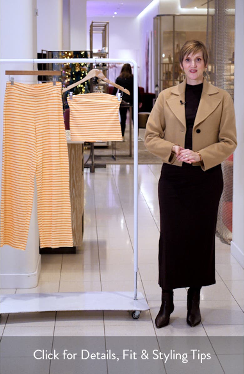 Sailor Tube Top & Wide Leg Pants Set, sales video thumbnail