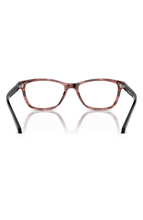 Emporio Armani 54mm Cat Eye Reading Glasses In Brown