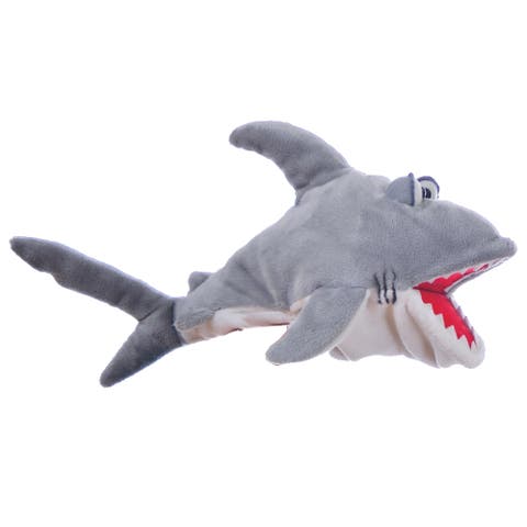 Snax The Friendly Shark 12 Inch Plush Hand Puppet