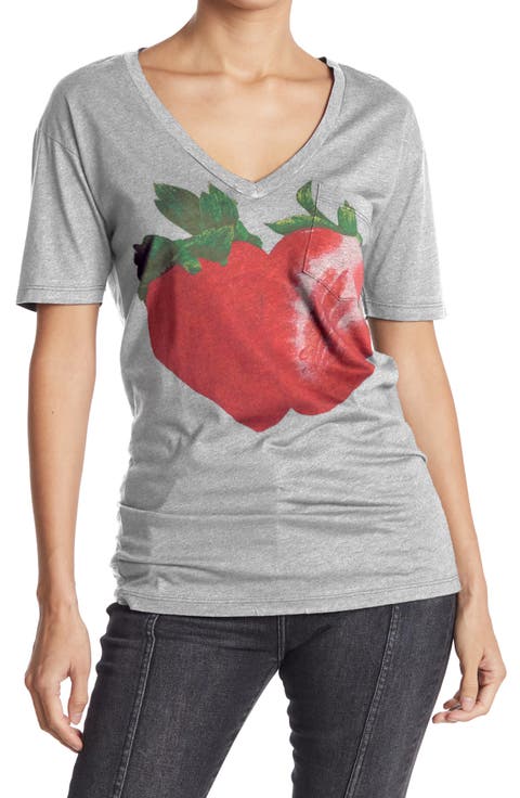 Deep V-Neck Boyfriend Tee