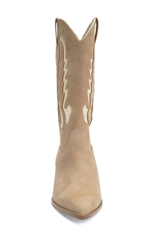Billini Norva Western Pointed Toe Boot In Brown