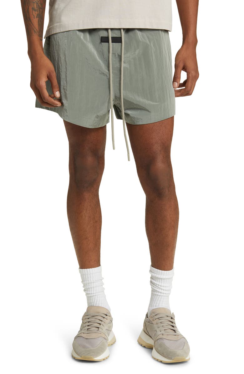 Fear of God Essentials Nylon Running Shorts, Main, color, 