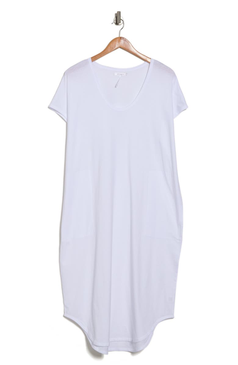 STITCHDROP V-Scoop Neck Shirttail Hem Dress, Alternate, color, 