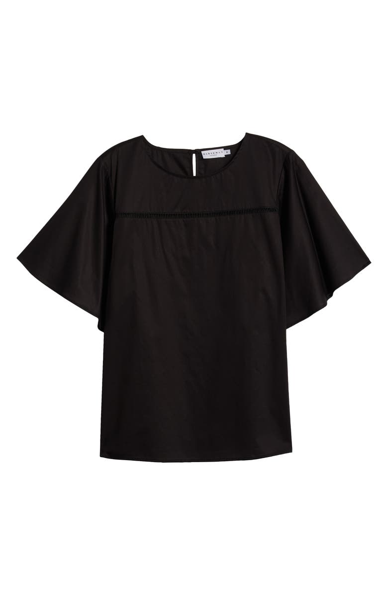 HARSHMAN Zinnia Ladder Trim Cotton Top, Alternate, color,