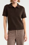 Sanctuary Short Sleeve Polo Sweater