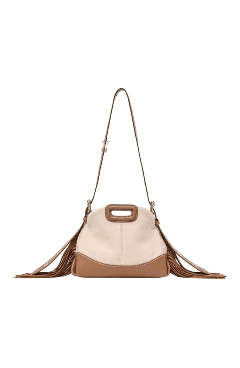 Canvas and leather Miss M Mini bag