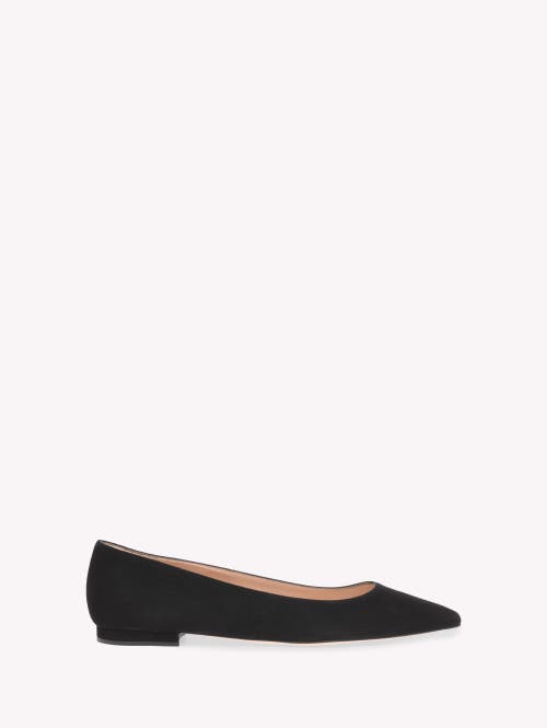 Gianvito Rossi Suede Ballerina Flats