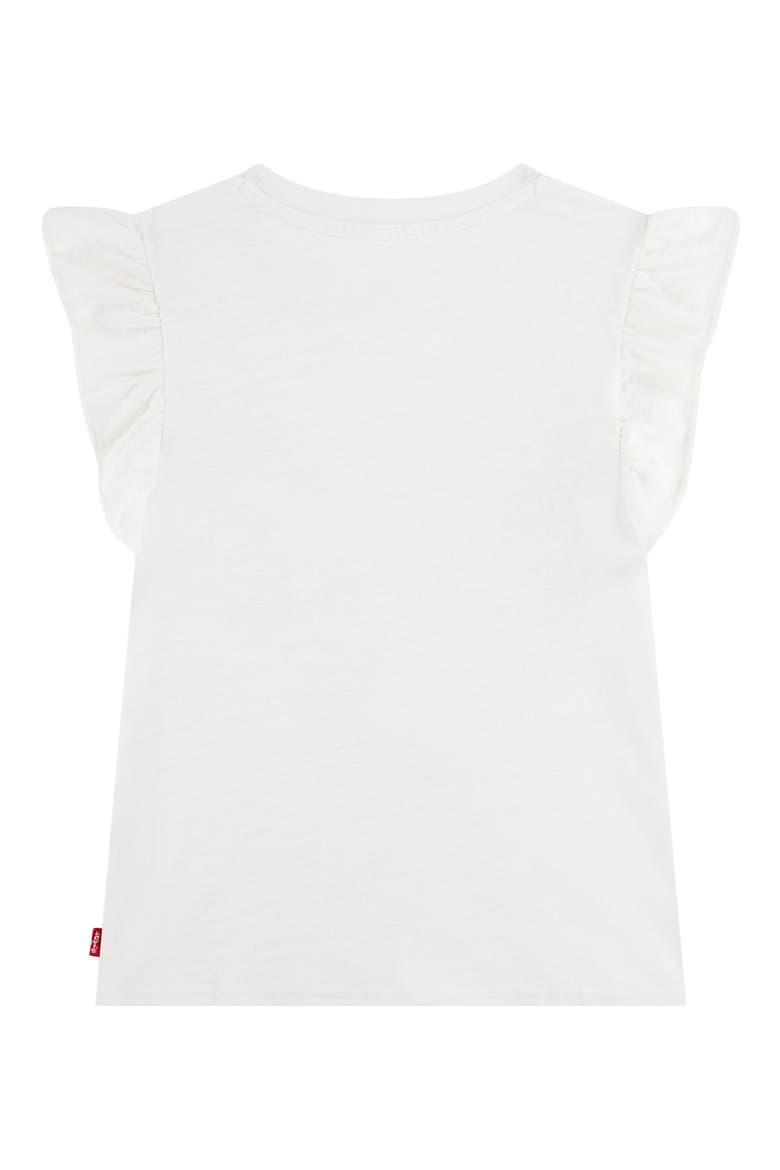 Kids' Coastal Flutter Sleeve Graphic T-Shirt, Alternate, color, ANTIQUE WHITE