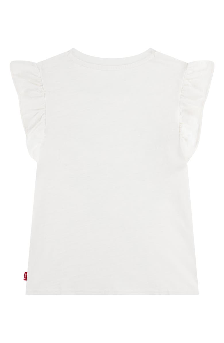 Levi's Kids' Coastal Flutter Sleeve Graphic T-Shirt, Alternate, color, Antique White