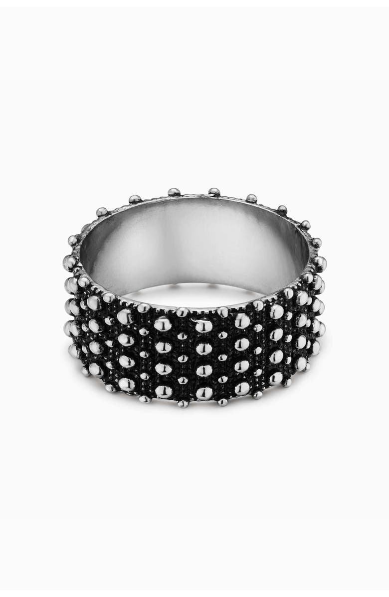 Oradina My Armor Mens Ring in Sterling Silver, Alternate, color, Silver