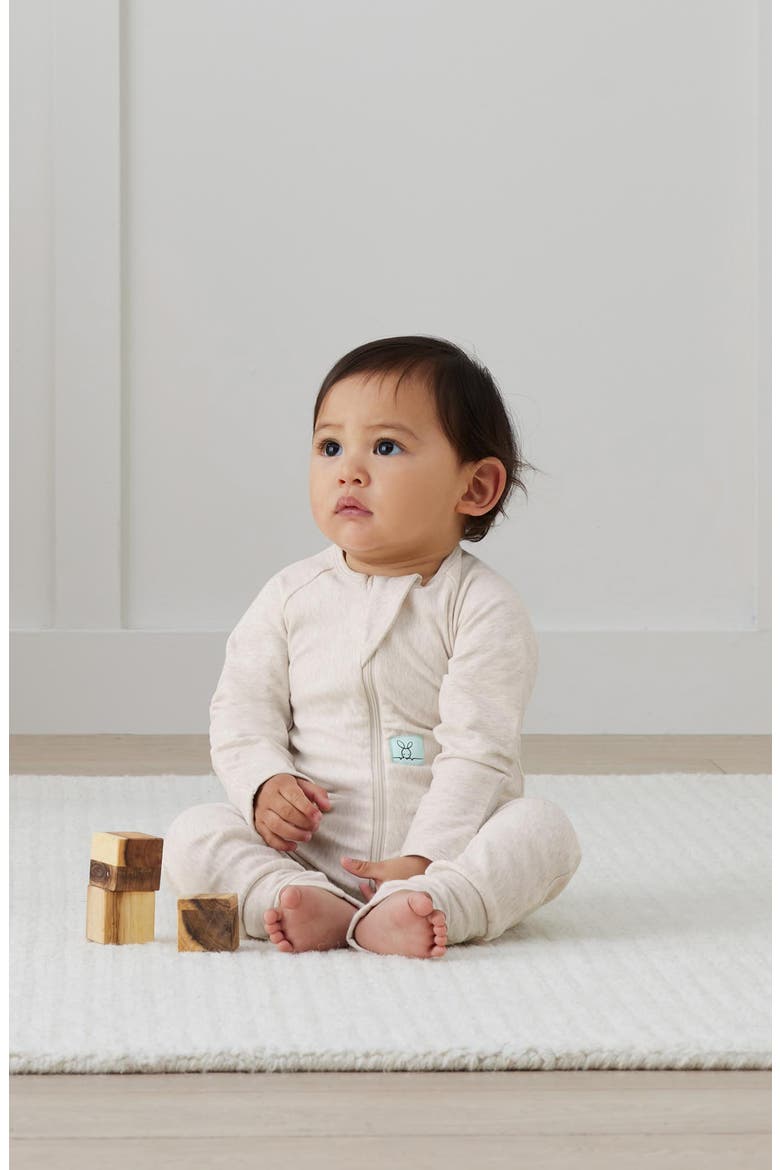 1.0 TOG Long Sleeve Layering Romper, Alternate, color, OATMEAL MARLE