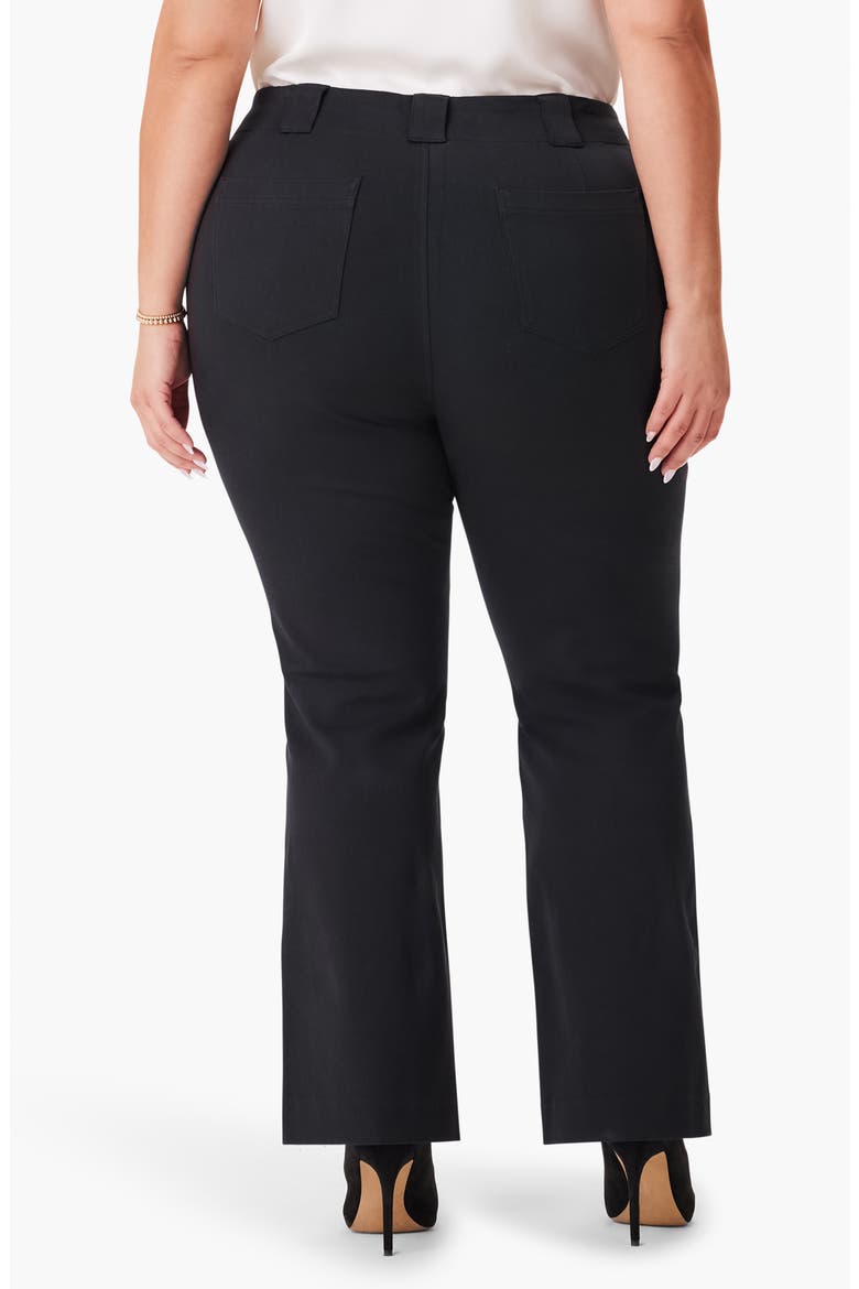 Plaza Demi Stretch Bootcut Pants, Alternate, color, BLACK ONYX