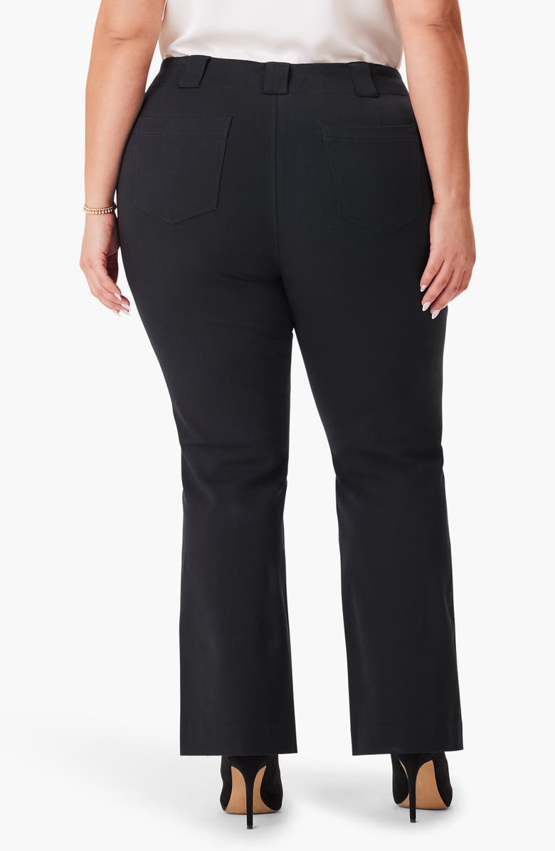 NIC+ZOE Plaza Demi Stretch Bootcut Pants, Alternate, color, Black Onyx