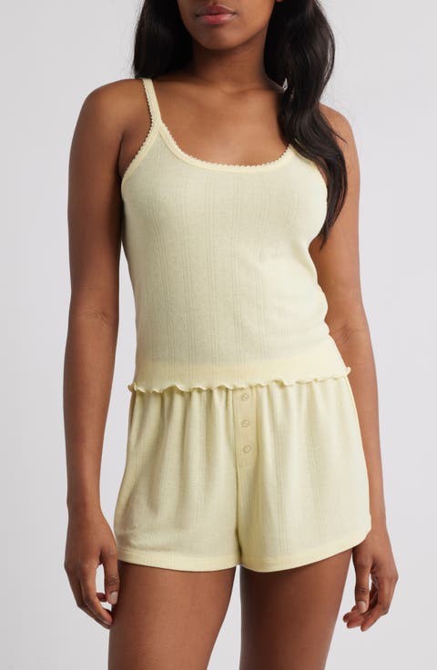 Pointelle Knit Short Pajamas