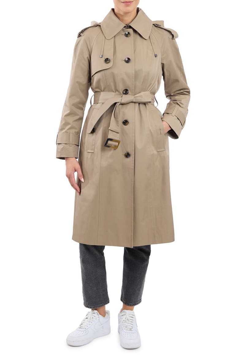 Cotton Blend Trench, Alternate, color, DRIFTWOOD
