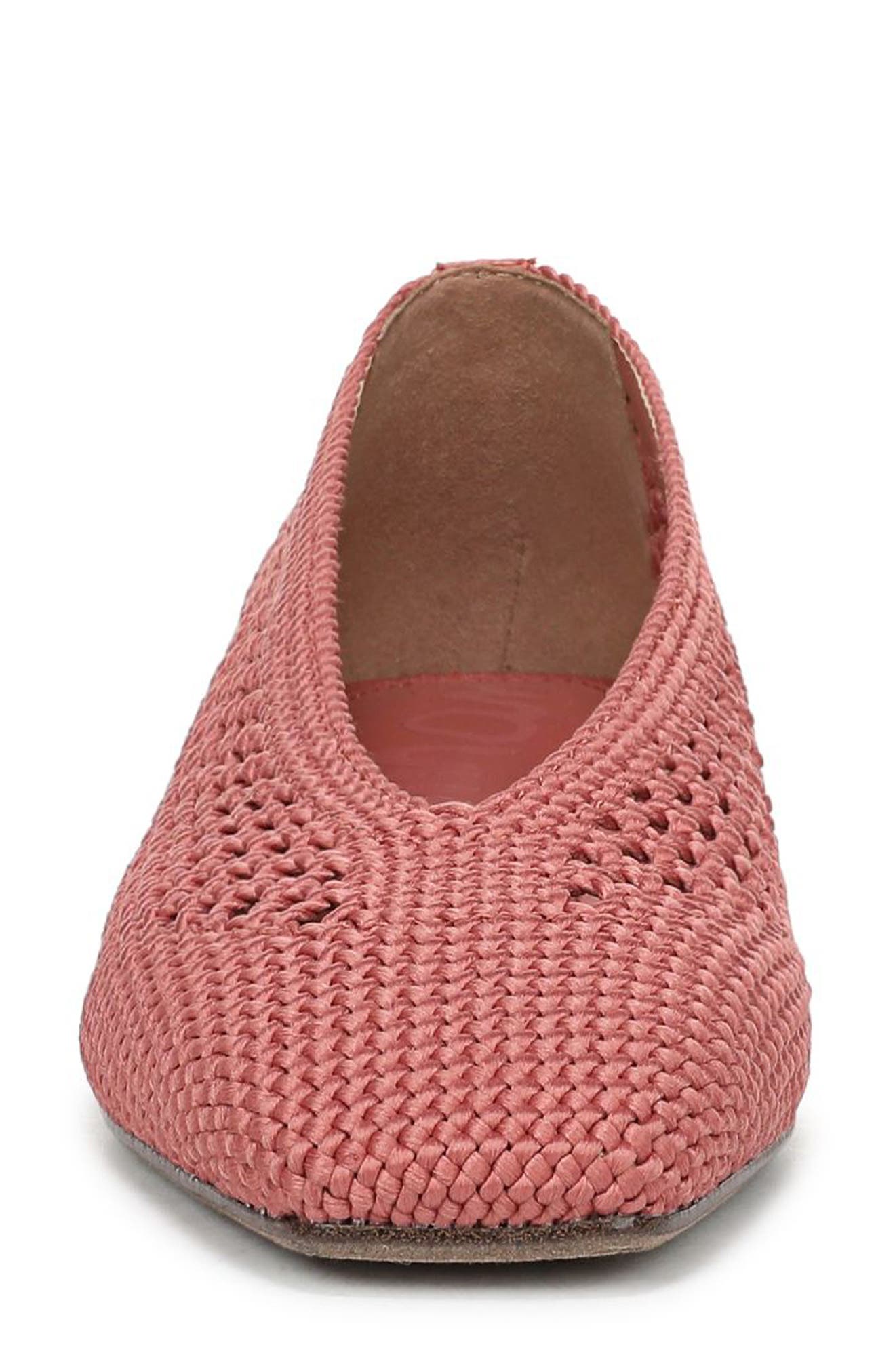 Kasey Knit Flat, Alternate, color, INDIE PINK
