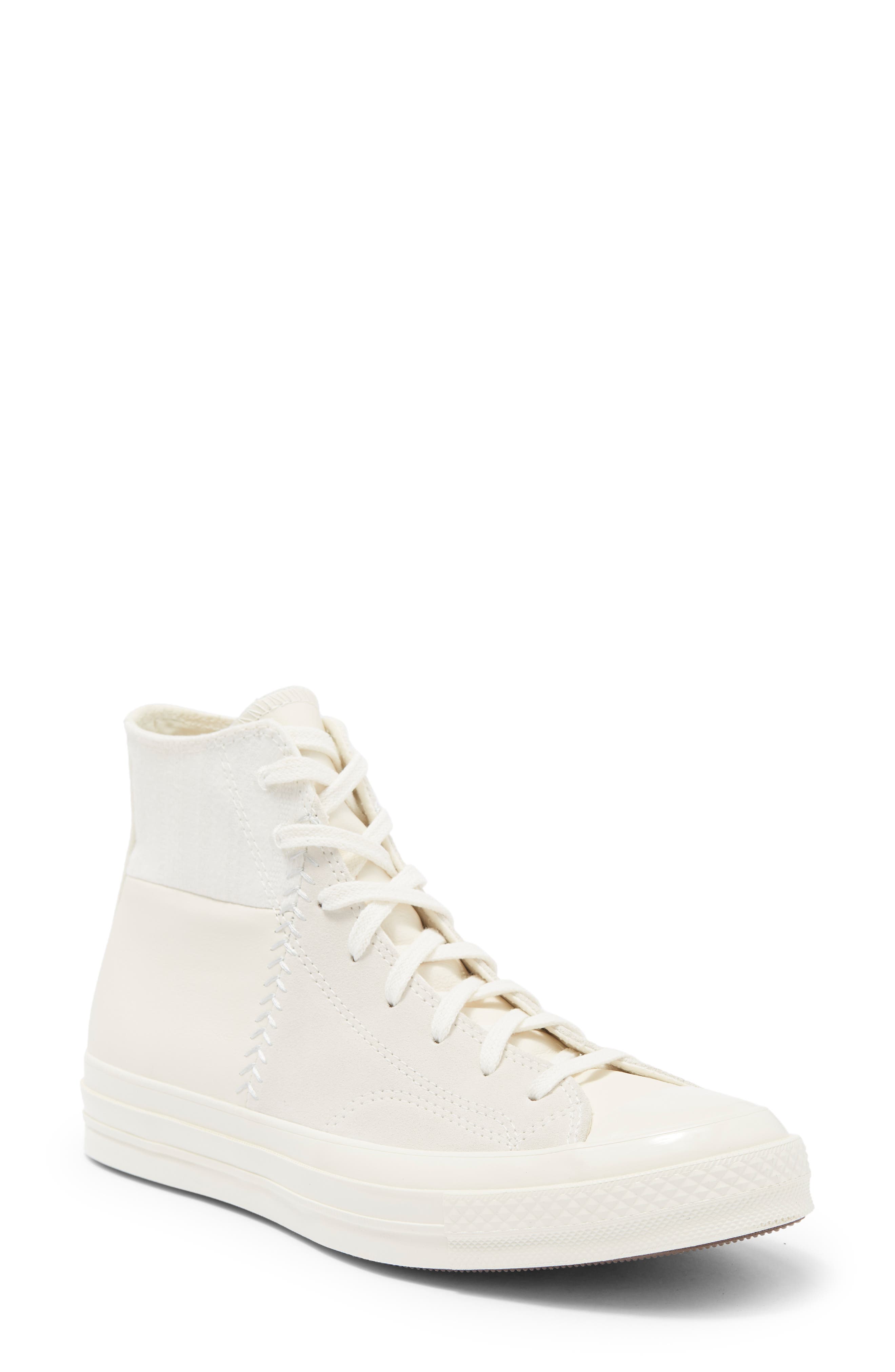 Converse Chuck Taylor<sup>®</sup> 70 Leather High Top Sneaker, Main, color, 