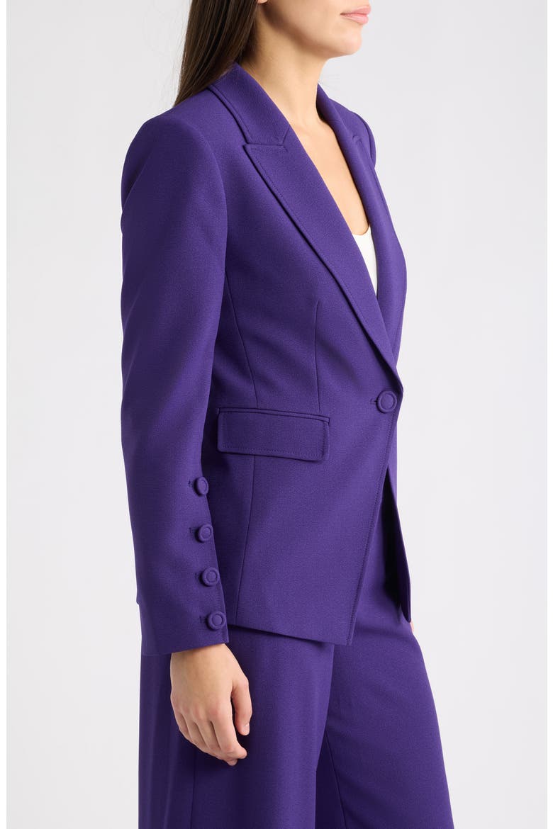 One Button Blazer, Alternate, color, REGAL PURPLE