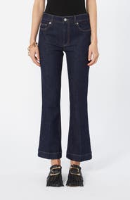 SPORTMAX Pagina Flare Crop Jeans