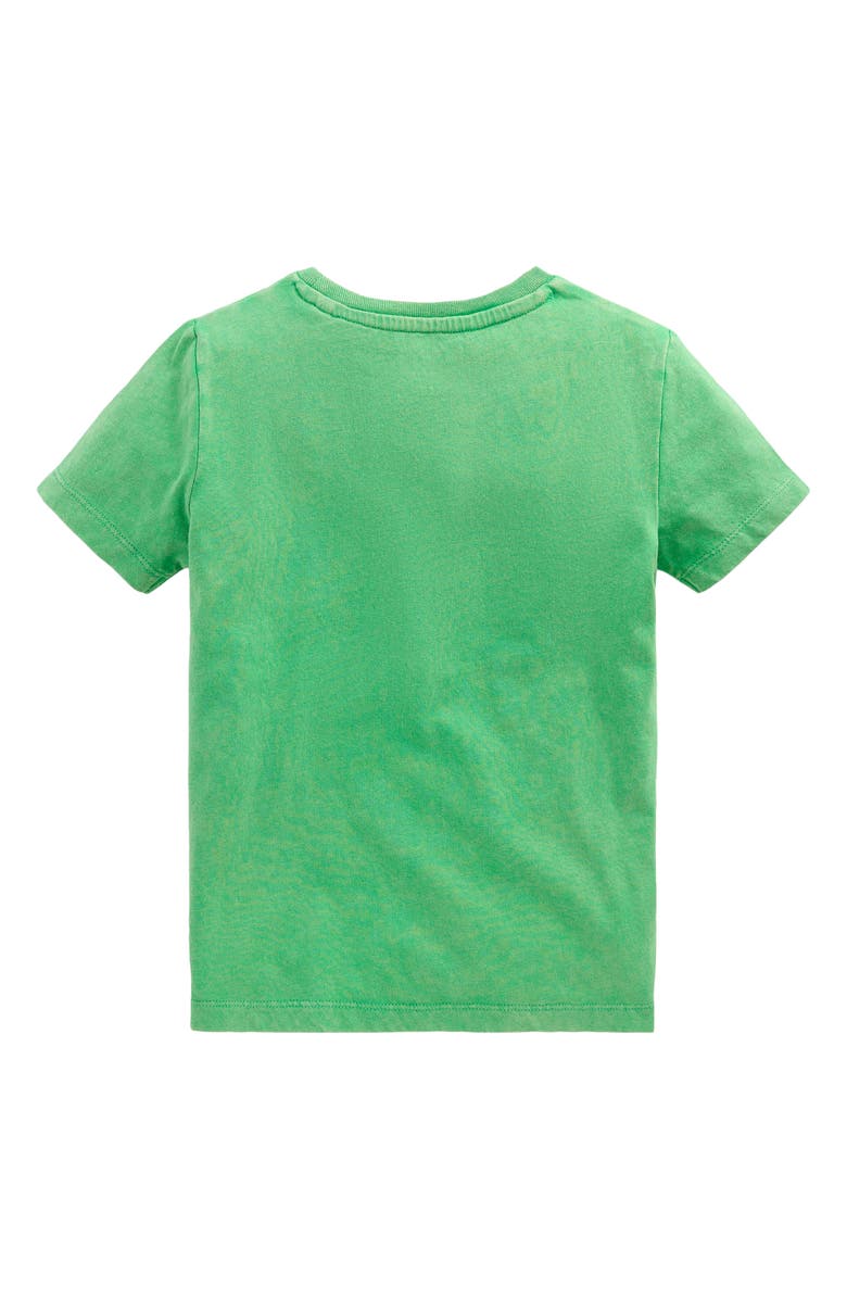 Mini Boden Kids' Educational Alligator Graphic Cotton T-Shirt, Alternate, color, Aloe Green Crocs