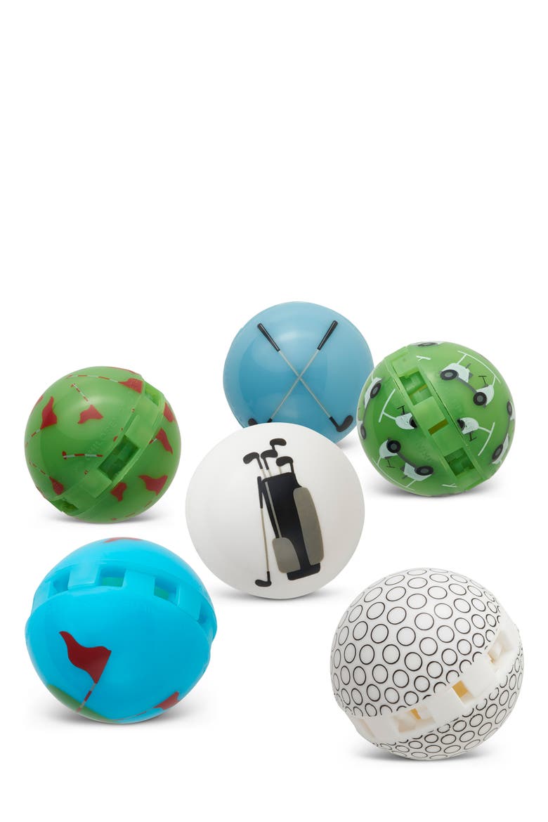 Golf 6-Pack Sneaker Ball Set, Alternate, color, MULTI