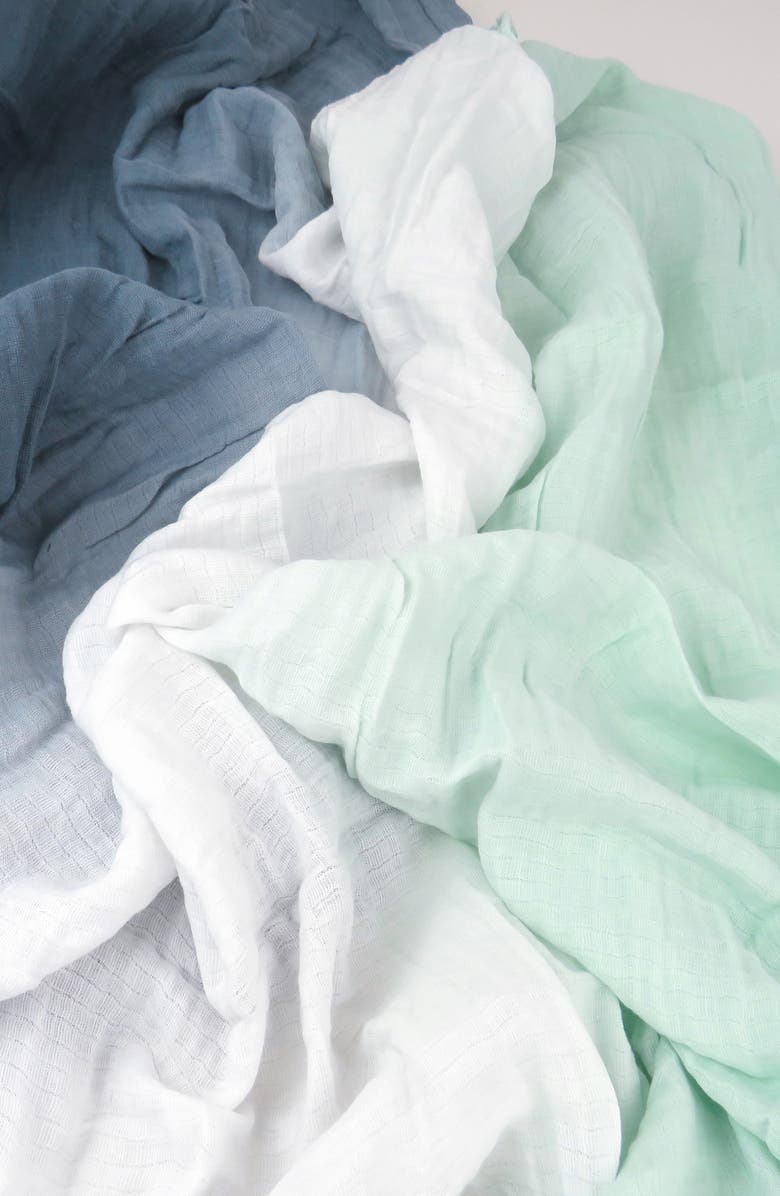 HONEST BABY 6-Piece Take Me Home Organic Cotton Gift Set, Alternate, color, Twinkle Star White/ Sage