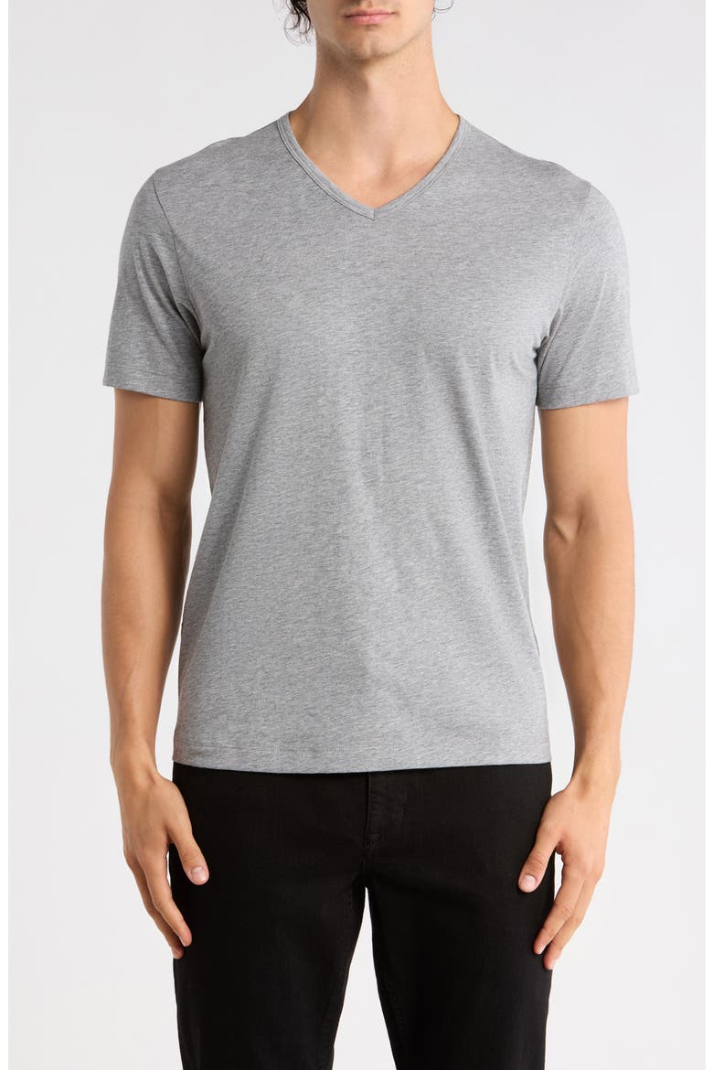 Precise Cotton T-Shirt, Main, color, LIGHT HEATHER
