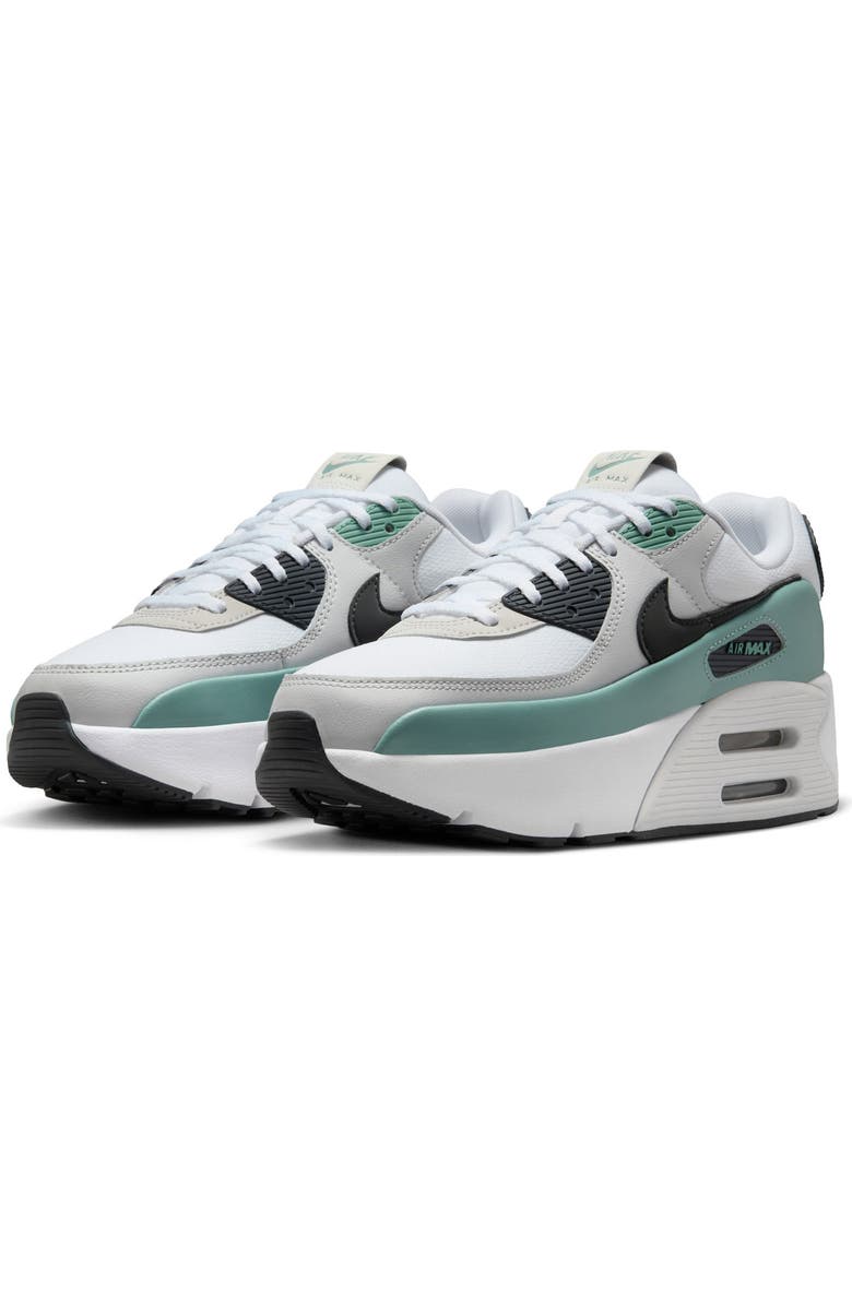 Nike Air Max 90 LV8 Platform Sneaker, Main, color, White/ Anthracite/ Cannon