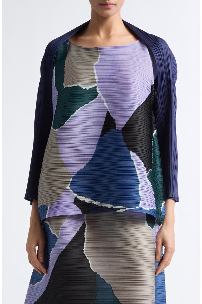 Surprise Pleated Top, Main, color, PURPLE