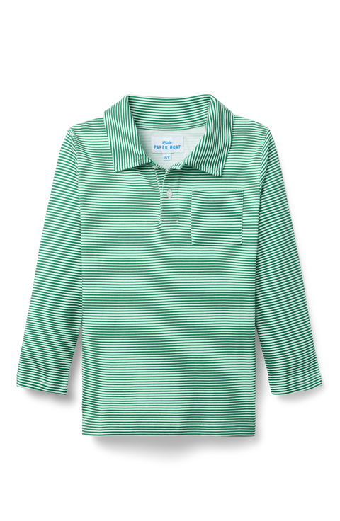 Reid Long Sleeve Polo