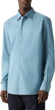 ZEGNA Denim Button-Up Shirt