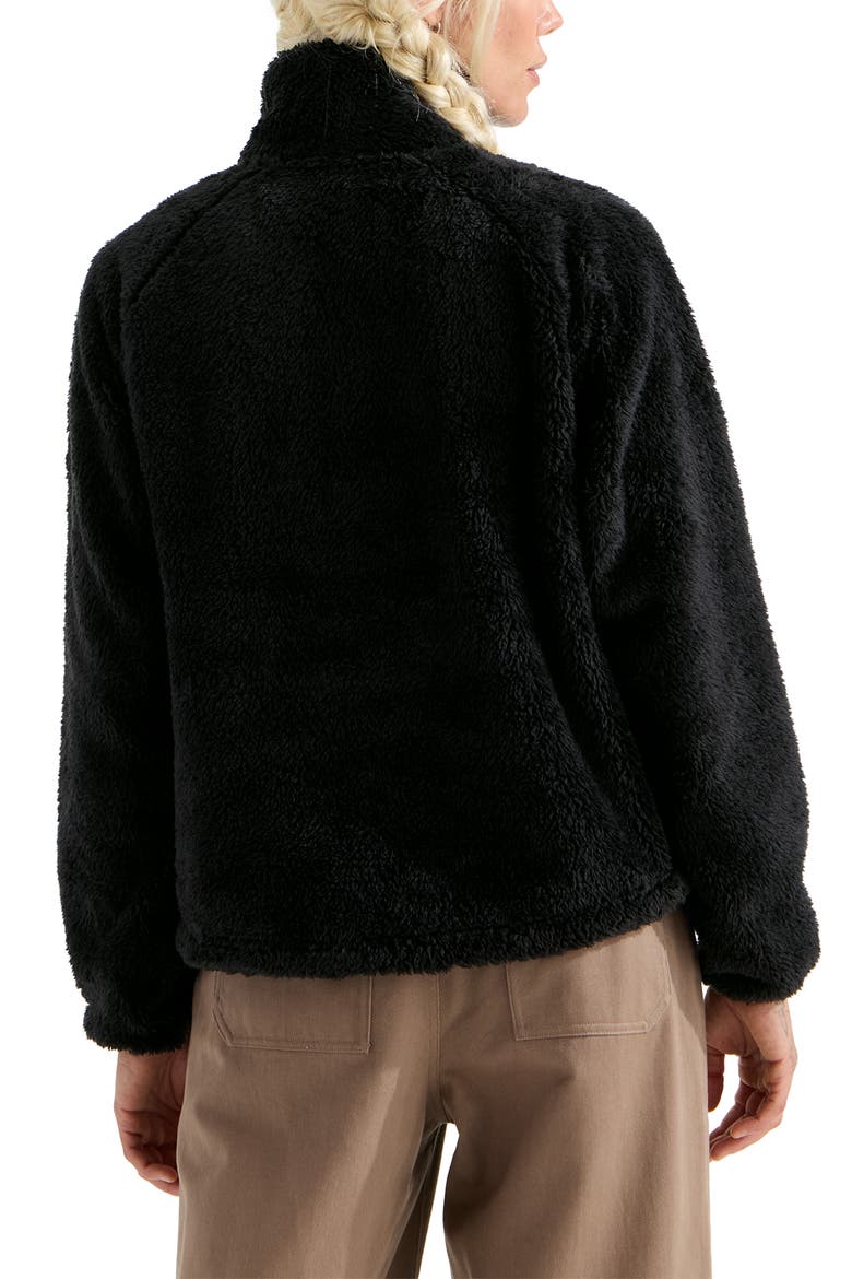 Osito Evolve Quarter Zip Fleece Jacket, Alternate, color, TNF BLACK