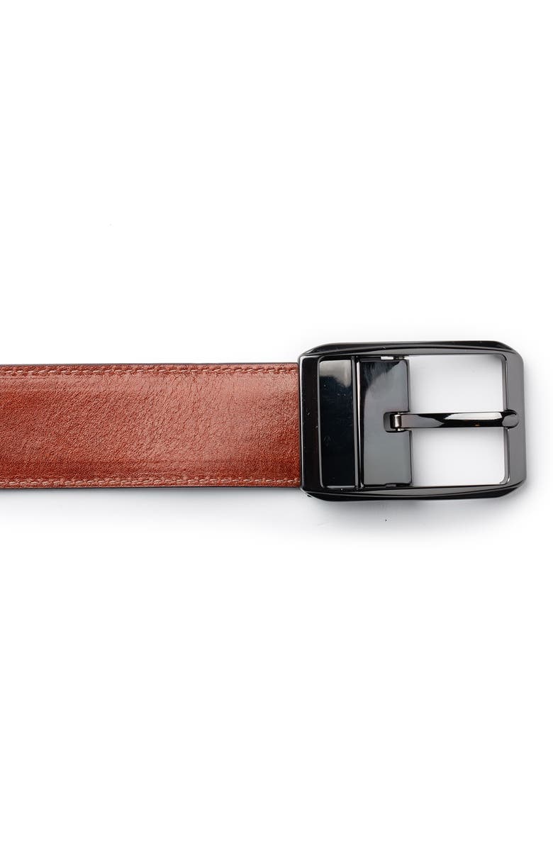 Bosca Del Greco Reversible Leather Belt, Alternate, color, Dark Brown