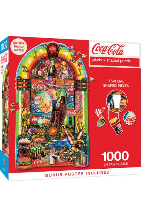 Coca-Cola Jukebox 1000pc Shaped Puzzle