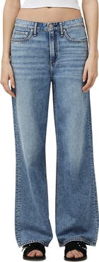 rag & bone Featherweight Logan Wide Leg Jeans