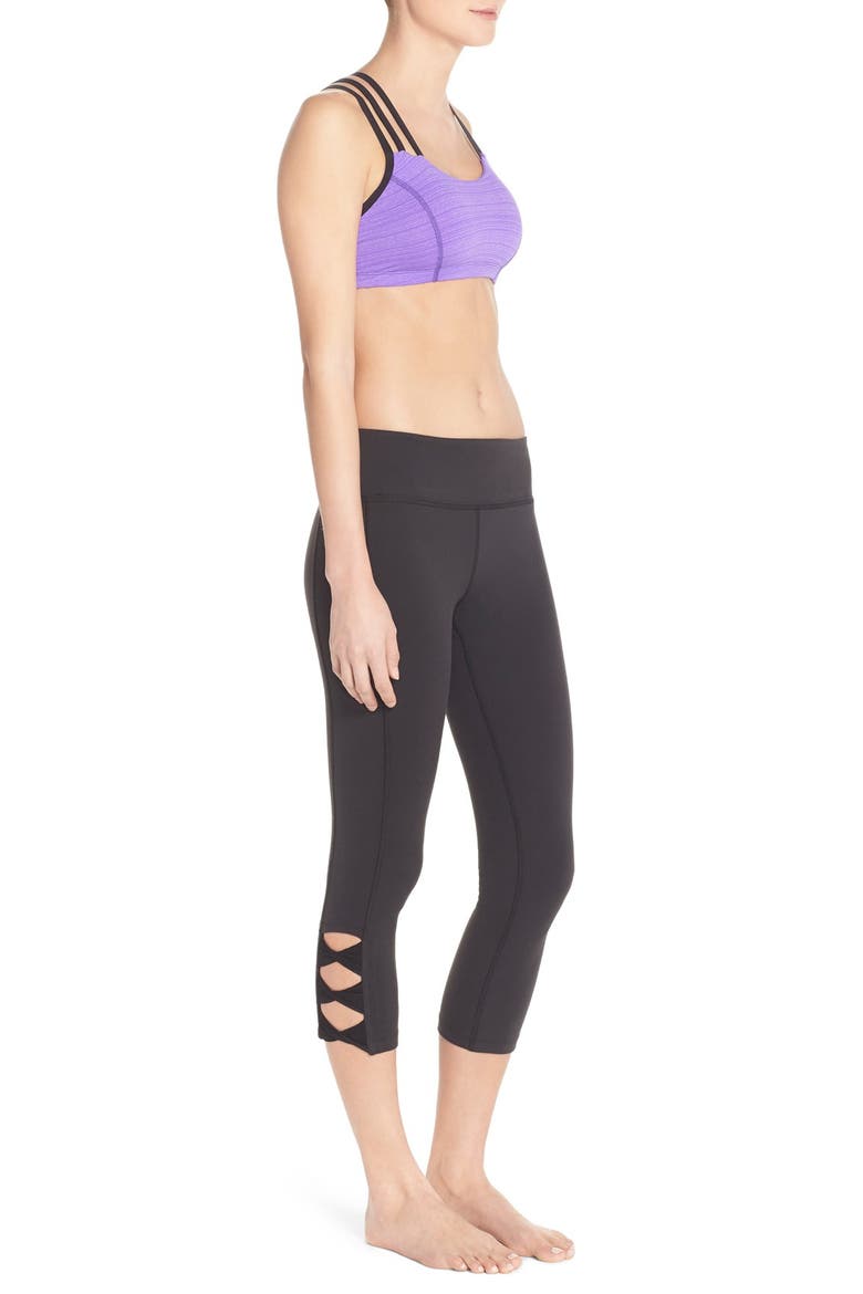 Side Twist Leggings, Alternate, color, BLACK