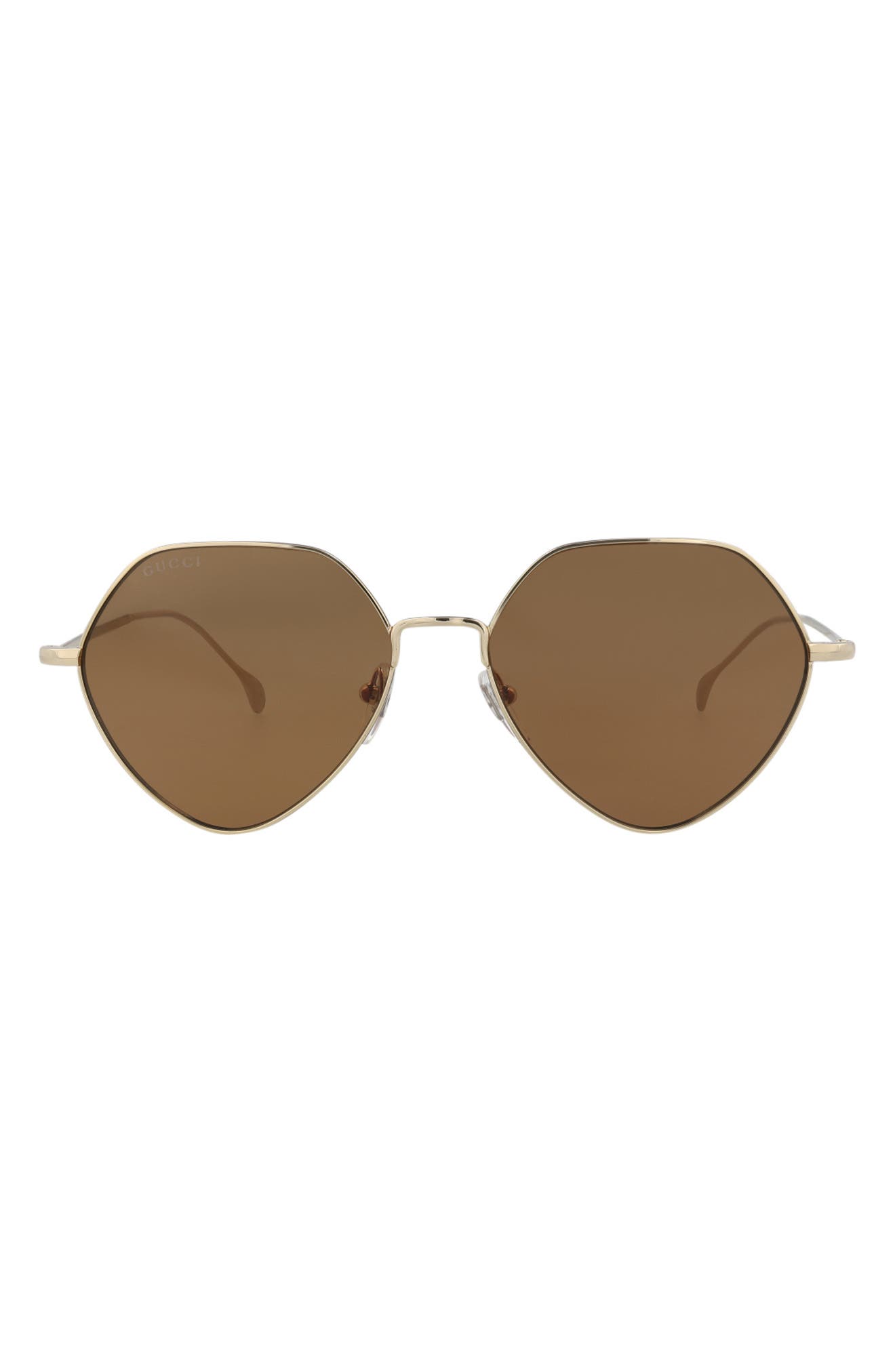 Gucci 55mm Round Sunglasses