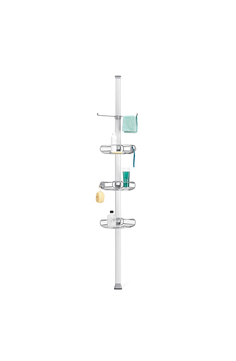 simplehuman Tension Shower Caddy, Main, color, 