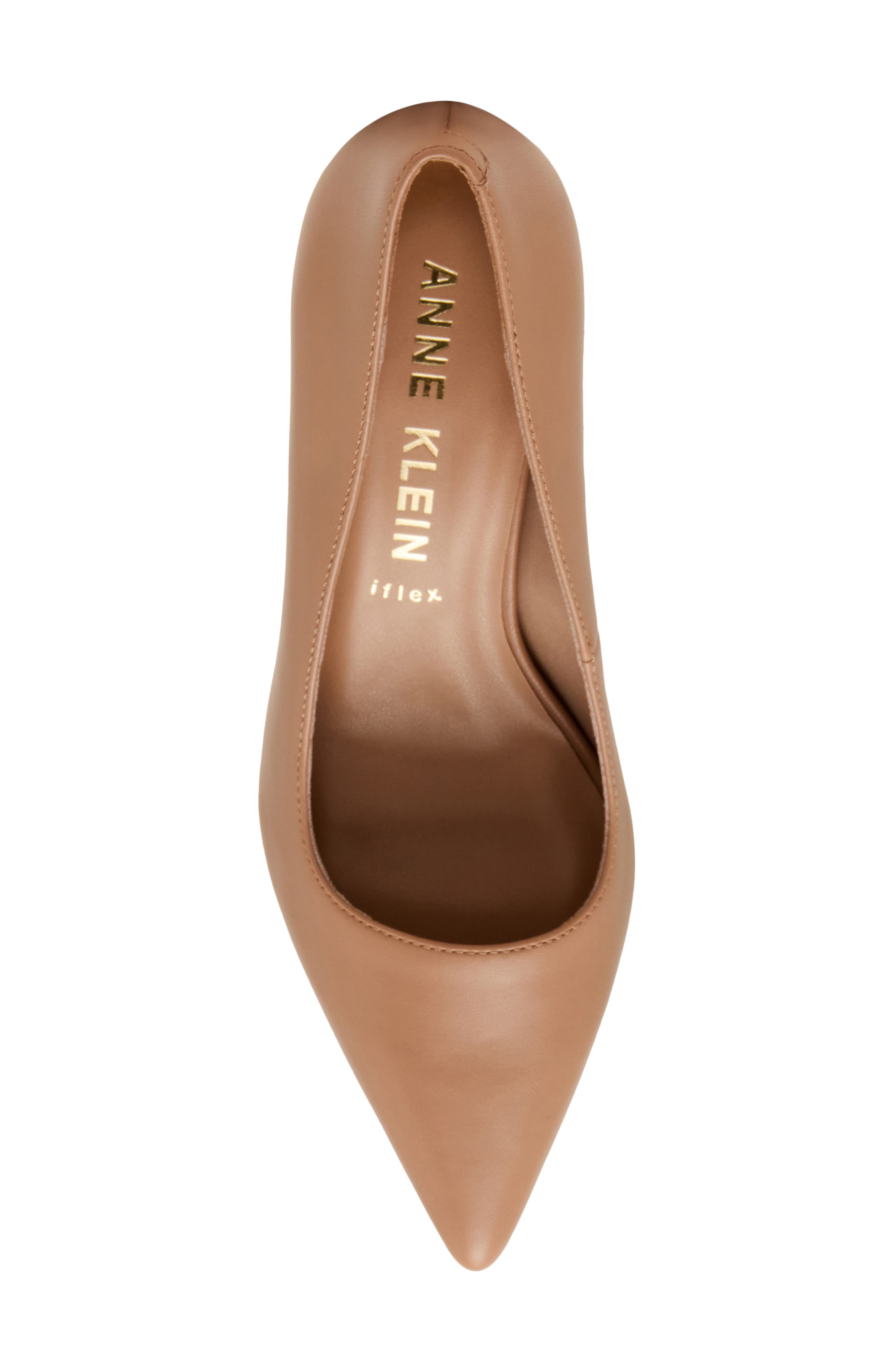 Relena Pointed Toe Pump, Alternate, color, NUDE LEATHER