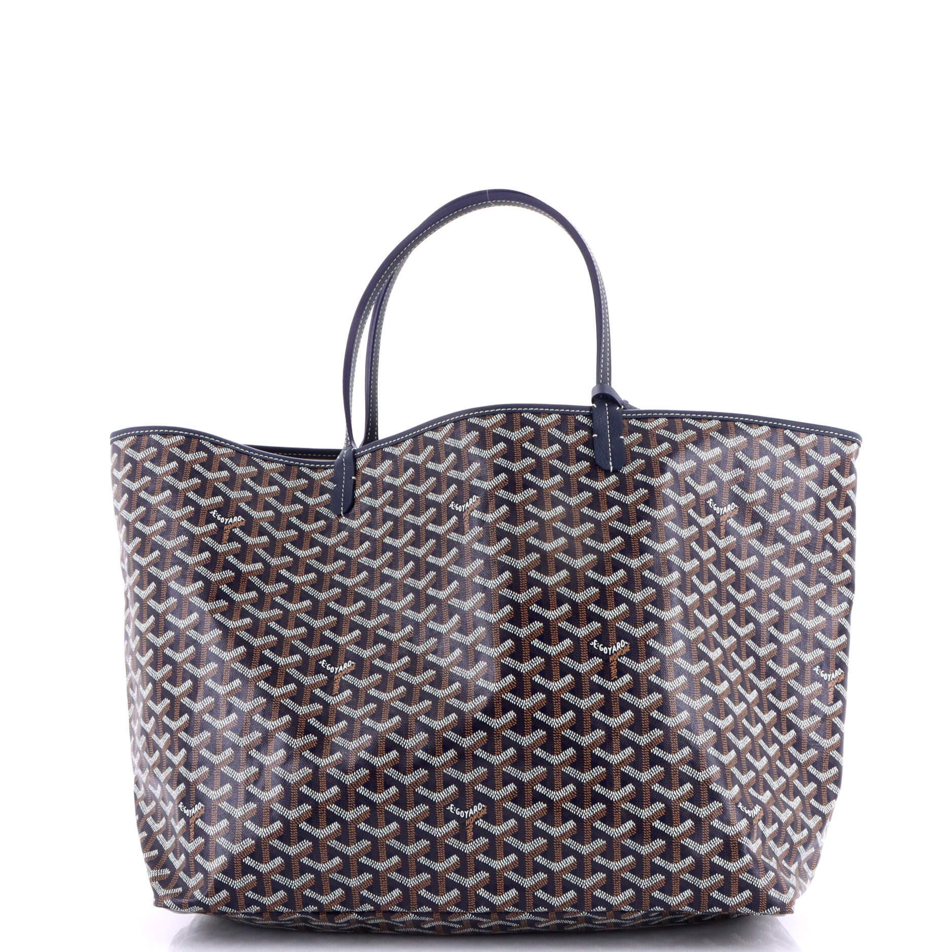 Pre-Owned Goyard Saint Louis Tote Coated Canvas GM, Alternate, color, Yellow