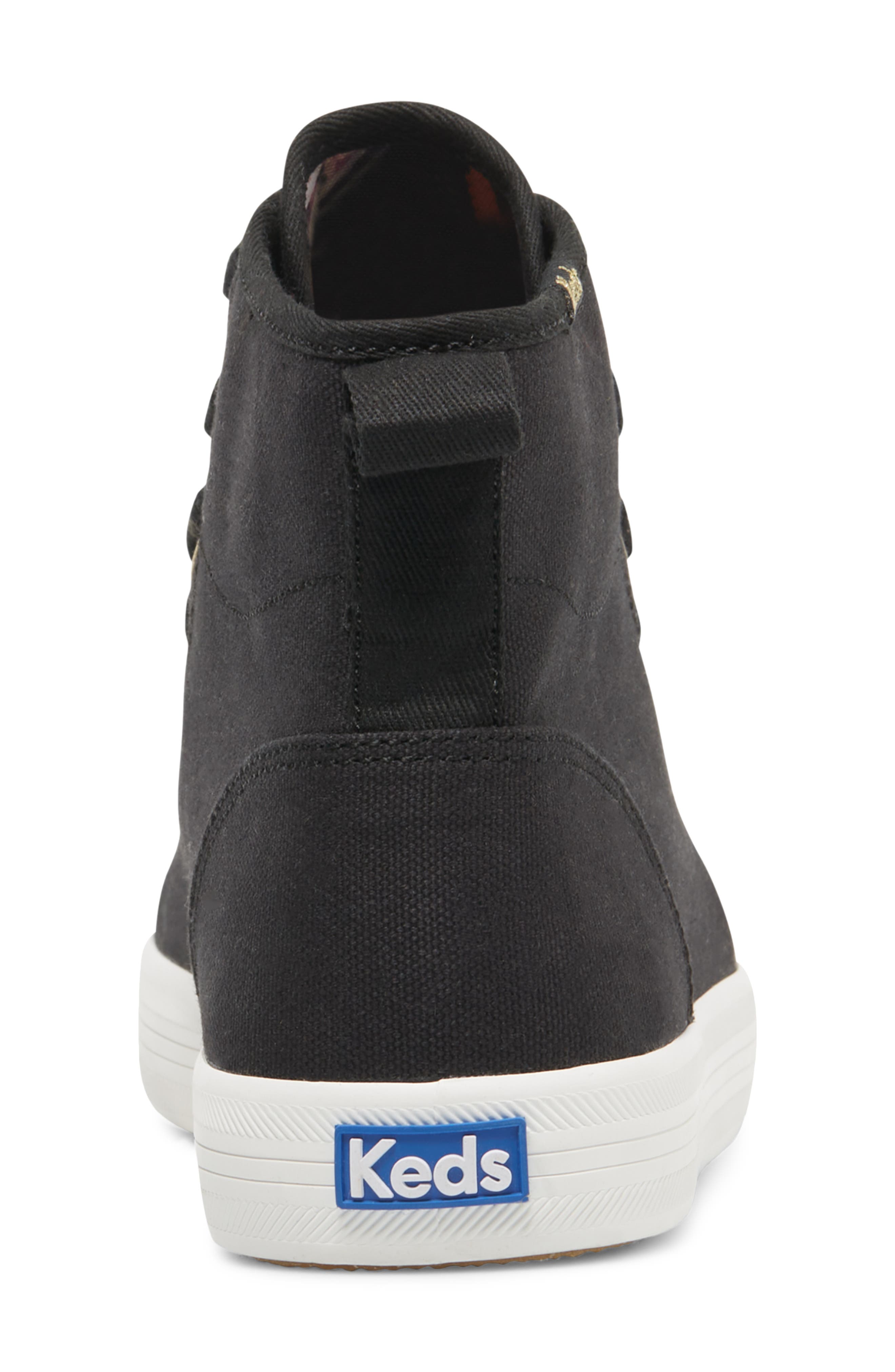 Keds<sup>®</sup> Kickstart High Top Sneaker, Alternate, color, Black