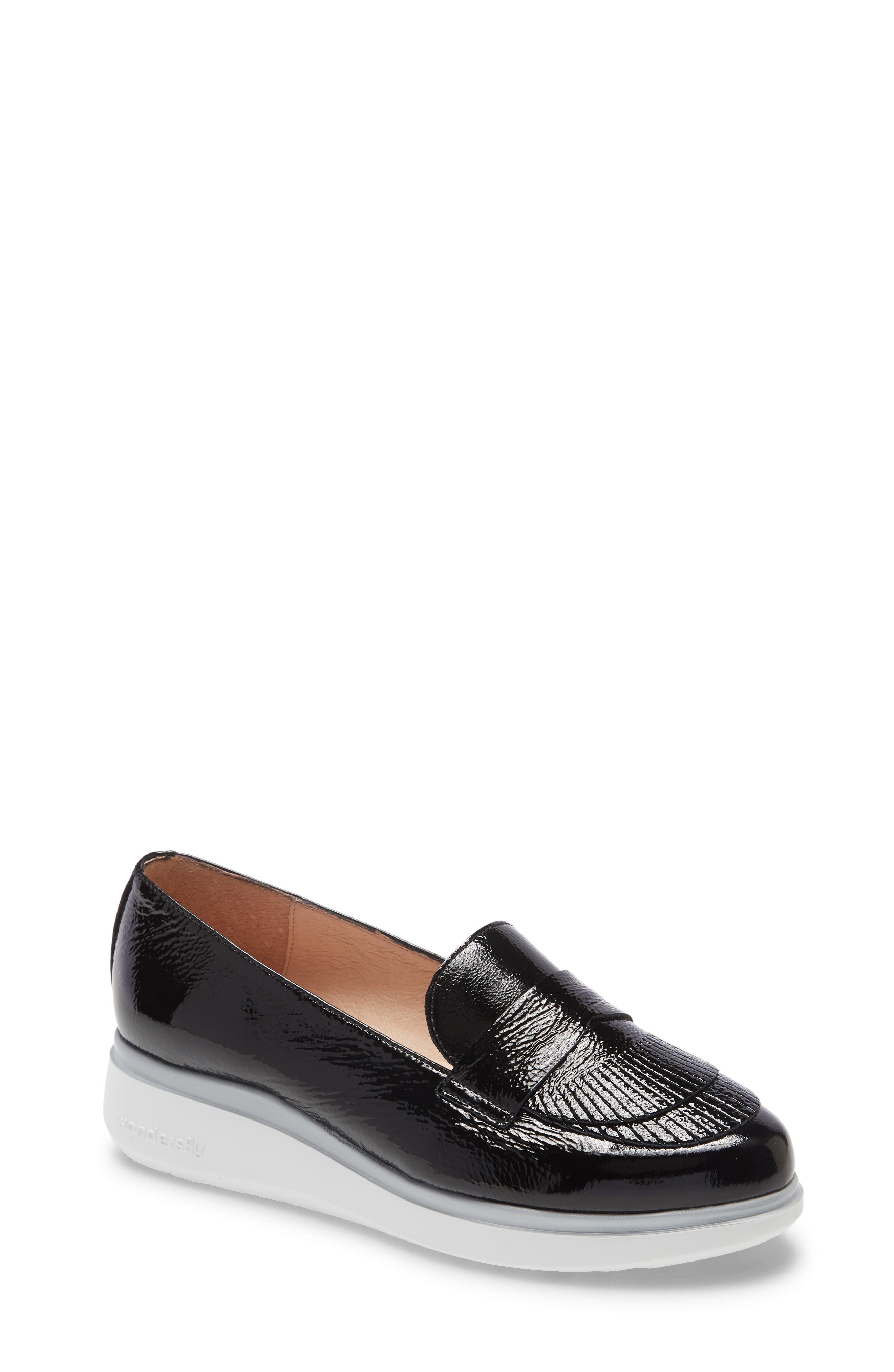 A-9703 Platform Loafer, Main, color, BLACK PATENT LEATHER