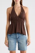 Madden Girl Studded Halter Tank
